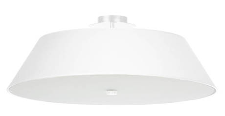 Plafond VEGA 60 blanco + 5x bombilla LED E27 3000K Cálida 7,5W 620lm