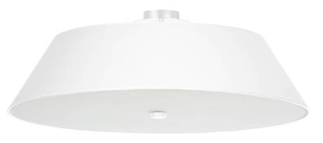 Plafond VEGA 70 blanco + 5x bombilla LED E27 3000K Cálida 7,5W 620lm