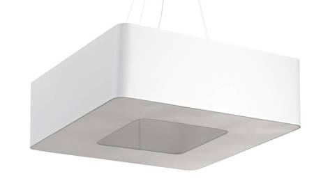 URANO 60 lámpara de araña blanco + 8x bombilla LED E27 3000K Cálido 7.5W 620lm